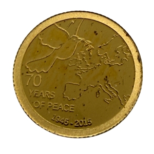 1 dolar 70 lat pokoju złota moneta kolekcjonerska najwyższej próby 999