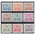 1925 Fi. 216 - 224 ** Wydanie lotnicze - znaczki pocztowe