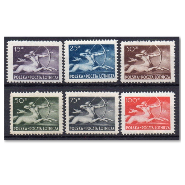 1948 Fi. 444 - 449 ** Centaur wydanie lotnicze seria znaczków