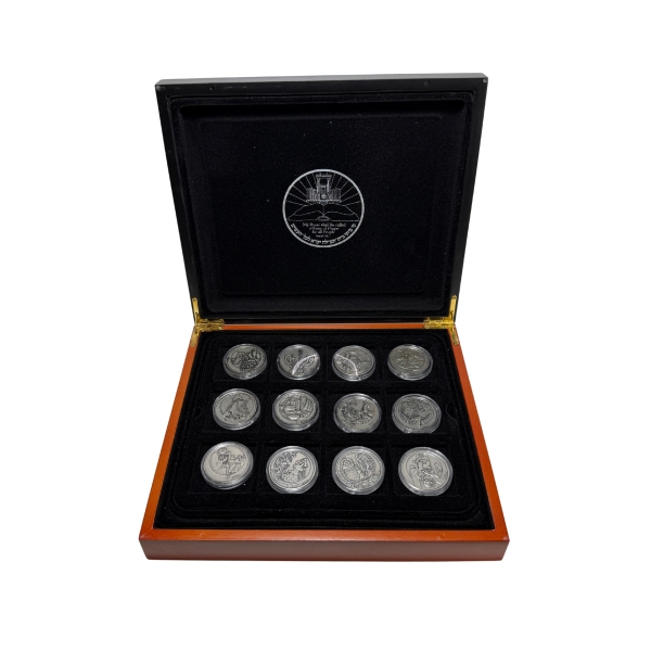 Kolekcja Ziemia Święta – Komplet 24 Numizmatów w pudełku ozdobnym