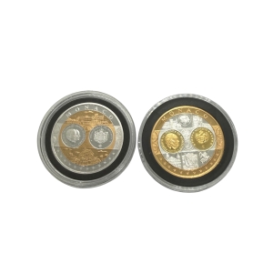 Medal okolicznościowy pamiątka wspólnej waluty krajów strefy EURO Monako