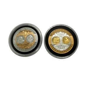 Medal okolicznościowy pamiątka wspólnej waluty krajów strefy EURO Watykan