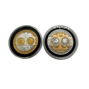 Medal okolicznościowy pamiątka wspólnej waluty krajów strefy EURO Niemcy