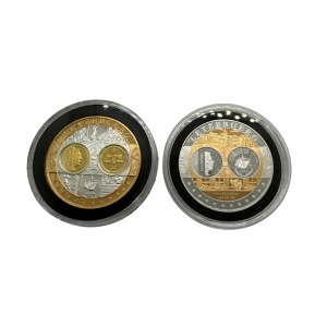 Medal okolicznościowy pamiątka wspólnej waluty krajów strefy EURO Luksemburg