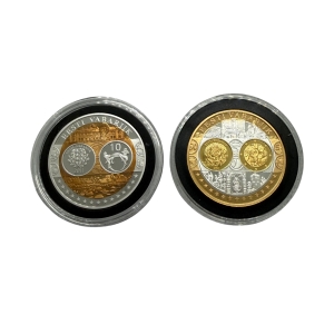 Medal okolicznościowy pamiątka wspólnej waluty krajów strefy EURO Estonia