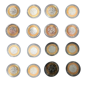 Zestaw kolekcjonerski 16 monet  Igrzyska Olimpijskie w Brazylii - monety kolekcjonerskie Skarbnica Narodowa