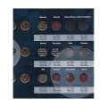 Kolekcja pozłacanych monet 25-centowych (State Quarters) – 50 stanów w dedykowanym klaserze