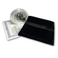 1 oz 2026 Germania srebrna moneta Ag 9999 + elegancka koperta zamszowa