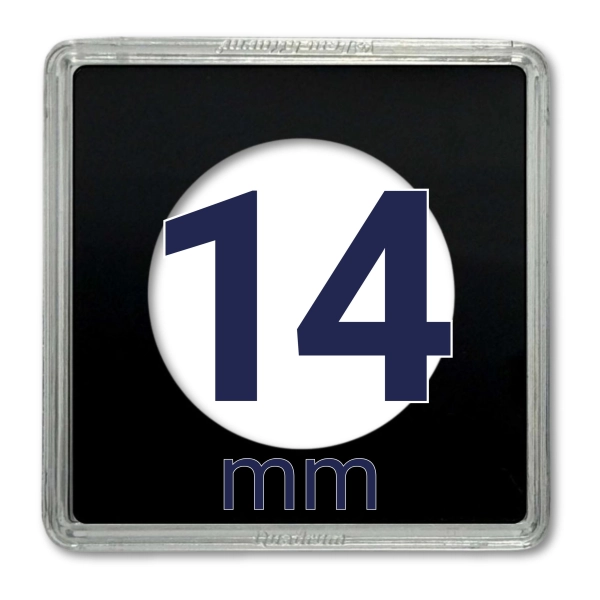 Kapsel na monetę QUADRUM 14 mm - 1 szt. Leuchtturm