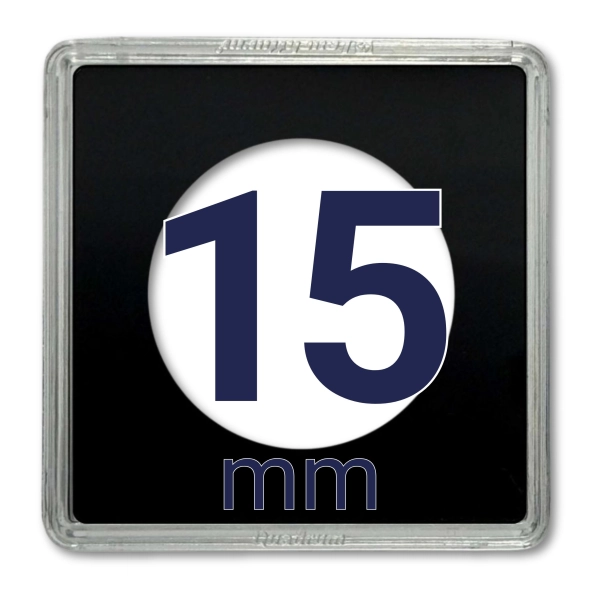 Kapsel na monetę QUADRUM 15 mm - 1 szt. Leuchtturm