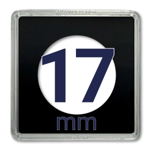 Kapsel na monetę  QUADRUM 17 mm - 1 szt. Leuchtturm