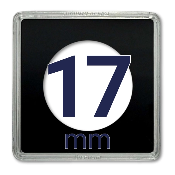 Kapsel na monetę  QUADRUM 17 mm - 1 szt. Leuchtturm