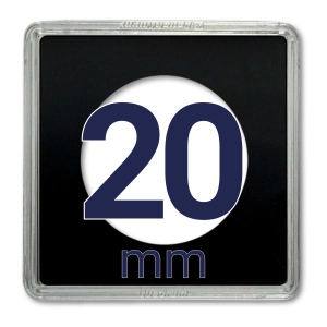 Kapsel na monetę QUADRUM 20 mm - 1 szt. Leuchtturm