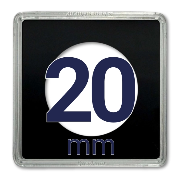 Kapsel na monetę QUADRUM 20 mm - 1 szt. Leuchtturm