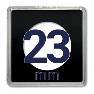 Kapsle na monety QUADRUM 23 mm - 1 szt. Leuchtturm