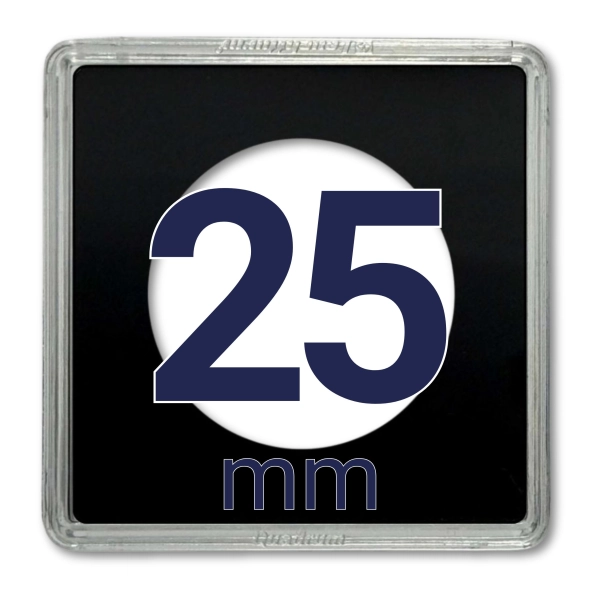 Kapsel na monetę QUADRUM 25 mm - 1 szt. Leuchtturm