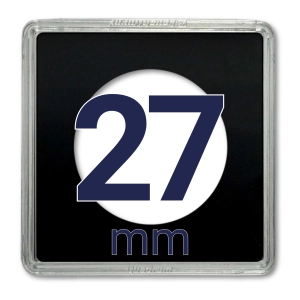 Kapsel na monetę QUADRUM 27 mm - 1 szt. Leuchtturm