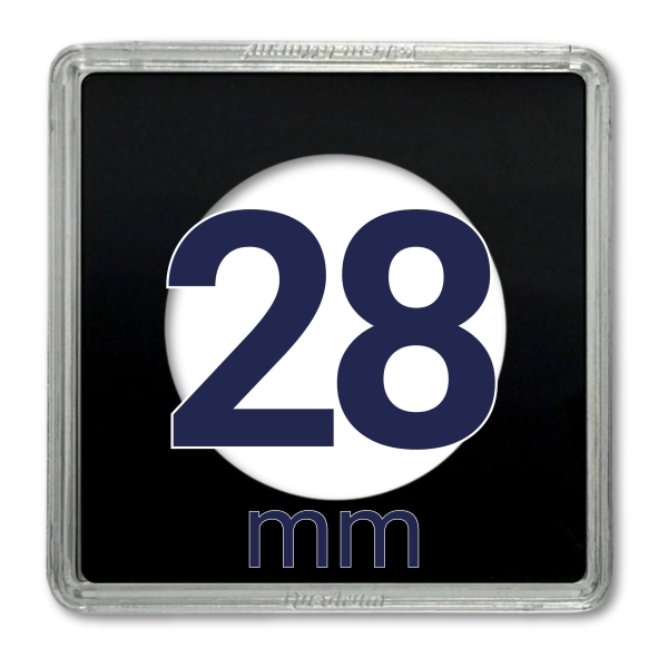 Kapsle na monety QUADRUM 28 mm - 1 szt. Leuchtturm