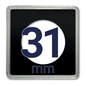 Kapsle na monety QUADRUM 31 mm - 1 szt. Leuchtturm