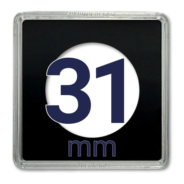 Kapsle na monety QUADRUM 31 mm - 1 szt. Leuchtturm