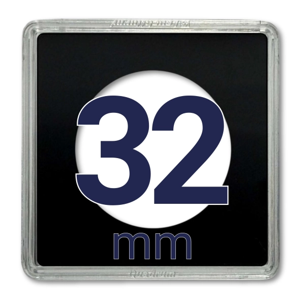 Kapsle na monety QUADRUM 32 mm - 1 szt. Leuchtturm