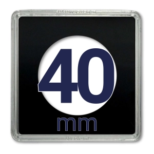 Kapsel na monetę QUADRUM 40 mm - 1 szt. Leuchtturm