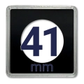 Kapsel na monetę QUADRUM 41 mm - 1 szt. Leuchtturm