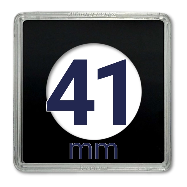 Kapsel na monetę QUADRUM 41 mm - 1 szt. Leuchtturm