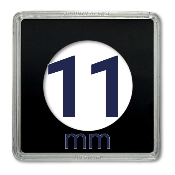 Kapsel na monetę Quadrum 11 mm - 1 szt. Leuchtturm 