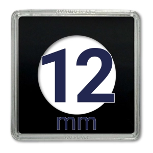 Kapsel na monetę Quadrum 12 mm - 1 szt. Leuchtturm
