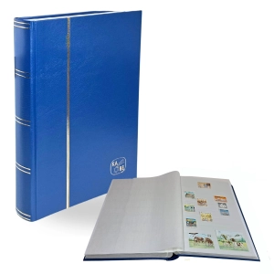 Klaser na znaczki Kabe 60 białe strony niebieska okładka – solidność i styl