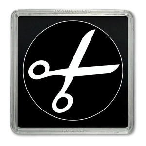 Kapsel na monetę Quadrum do wycinania - 1 szt. Leuchtturm