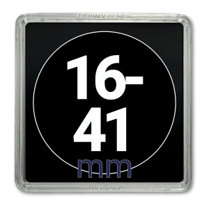 Kapsel Quadrum na monety o średnicy 16-41 mm - Leuchtturm - wyjmowane ringi 1 szt