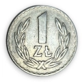 1 złoty 1957 - moneta obiegowa aluminium