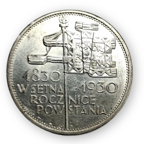 5 złotych 1930 Sztandar srebrna moneta obiegowa