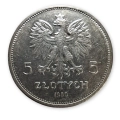 5 złotych 1930 Sztandar srebrna moneta obiegowa