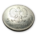 5 złotych 1930 Sztandar srebrna moneta obiegowa