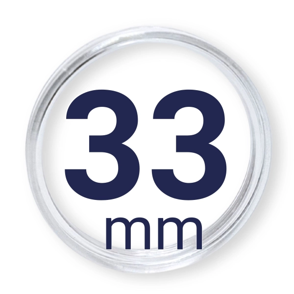 Kapsel na monetę - kapsuła  33mm LEUCHTTURM 1szt