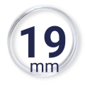 Kapsel na monetę - kapsuła  19mm  LEUCHTTURM 1szt