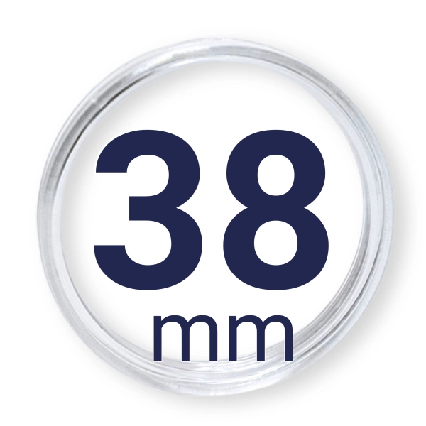 Kapsel na monetę - kapsuła  38mm LEUCHTTURM 1 szt