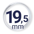 Kapsel na monetę - kapsuła 19.5mm LEUCHTTURM 1szt