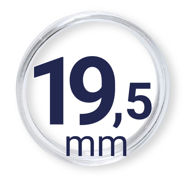 Kapsel na monetę - kapsuła 19.5mm LEUCHTTURM 1szt