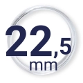 Kapsel na monetę - kapsuła  22.5mm LEUCHTTURM 1szt