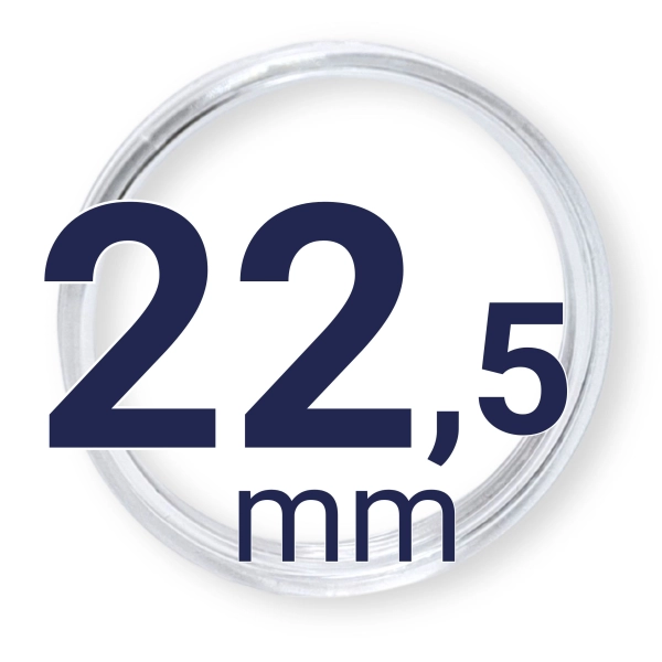 Kapsel na monetę - kapsuła  22.5mm LEUCHTTURM 1szt