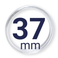 Kapsel na monetę - kapsuła  37mm LEUCHTTURM 1szt