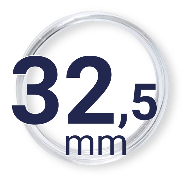 Kapsel na monetę - kapsuła  32.5mm LEUCHTTURM 1szt