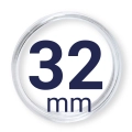 Kapsel na monetę - kapsuła 32mm LEUCHTTURM 1szt
