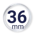 Kapsel na monetę - kapsuła 36mm LEUCHTTURM 1 szt