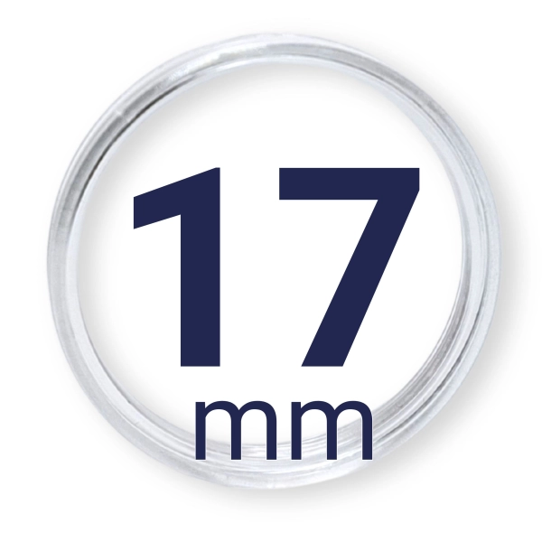 Kapsel na monetę - kapsuła 17mm  LEUCHTTURM 1 szt