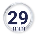 Kapsel na monetę - kapsuła 29mm LEUCHTTURM 1 szt